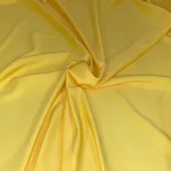 1 Yard Scuba Techno Knit Solid Fabric Smooth Stretch Apparel & Crafts 58"-60" Width Yellow