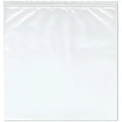 Plymor 16" x 16" (Pack of 50), 4 Mil Heavy Duty Zipper Reclosable Plastic Bags