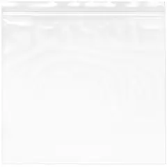 Plymor 13" x 13", 2 Mil Zipper Reclosable Plastic Bags