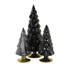 Cody Foster 7.0 Inch Small Hue Tree Black Set / 3 Halloween Decorative Tree Set , Halloween Decor Decorate Decor Mantle Halloween