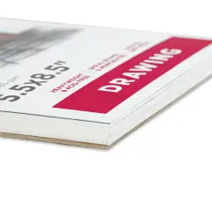 artPOP! Drawing Paper Pads, 2-Pack, 5.5" x 8.5", 50 Sheets Each, 80 lb (135gsm), Acid Free Sketchbook for Dry Media, Top Wirebound Sketchpad for Colored Pencil, Sketching, Graphite, Charcoal, Pastels