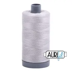 Aluminium (2615) | 28wt Large Spool (750M / 820Y) | Aurifil Thread