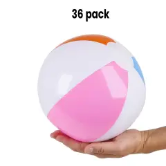 Pool Beach Balls Inflatable Toys | 12 Inch Beach Toys for Kids