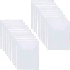 20 Pack 7x5 Clear Plastic Envelopes
