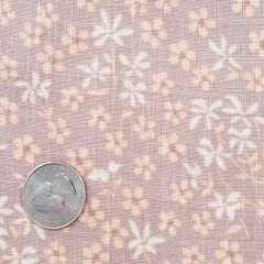 1 Yard Cameo Rose Rayon Slub Fabric 55/56" Wide Lightweight Soft Textured for Apparel