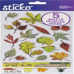 Sticko Themed Flip Pack Stickers 76/Pkg-Nature