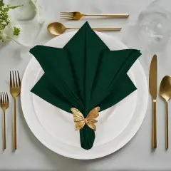 Hunter Green Cloth Napkins (12 Pack, 20x20 Inches), Ideal Dinner Napkins for Party, Wedding and Lunch/Dinner