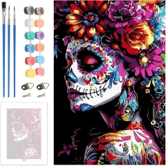 Gothic Paint by Numbers Kit - 8x12 Inches