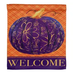 Damascus Pumpkin 2 Sided Garden Flag