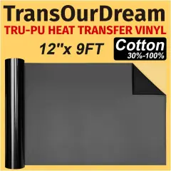 Matte Black HTV Heat Transfer Vinyl Roll