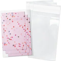 4&rdquo; X 6&rdquo; (200 Pack) Clear Resealable Cello Bags - Fits 4X6 Prints
