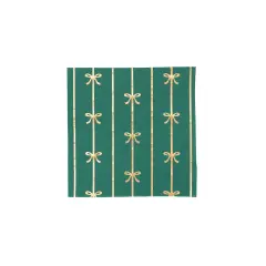EMERALD GREEN SIGNATURE BOW SMALL NAPKINS