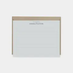 Lined Modern Note Cards