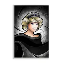 Stupell Industries Royal Peoples' Princess Framed Giclee Design by Mandie Manzano