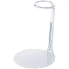 Bard's 791W White Adjustable Doll Stand, fits 6 to 9 inch Dolls, waist width adjusts from 1.25 to 1.75 inches