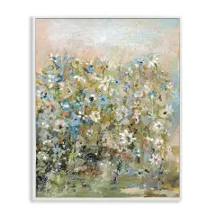 Stupell Industries Speckled Garden Flowers Framed Giclee Design by Roy Ebert