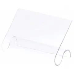 Plymor Clear Acrylic 2-Shoe Display Rest, 7" W x 3.25" D x 4.25" H