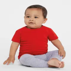Rabbit Skins&reg; Comfy Baby Cotton Jersey Tee - 3401 Red