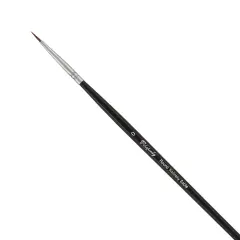 Creative Mark Rhapsody Kolinsky Sable Brushes for Professional Watercolorists - RoundExcellent Spring, Full Belly, Split-Proof Points, Chrome Ferrules, Short Handle, English Sizing