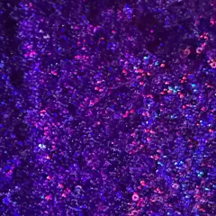 1 Yard Glitz Sequins Power Mesh Dancewear Fabric 36/60 Inch Width Hologram Purple