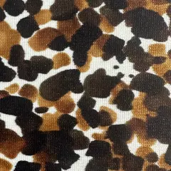 1 Yard Geo Animal Jumbo Nylon Spandex Stretch Fabric for Performance Outfits