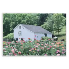 Stupell Industries Countryside House in Garden Wall Plaque Design by Lori Deiter