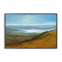 Stupell Industries Vast Serene Hills Framed Giclee Design by Dita Jacobovitz