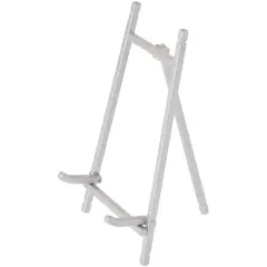 Bard's Satin Silver-toned Metal Easel, 7" H x 4.25" W x 4.5" D