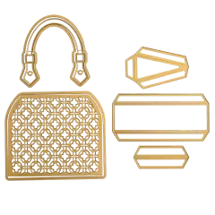 Luxury Status Purse Card Box Dies