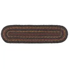 Slate Braided Stair Tread, 8x28