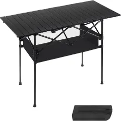 Folding Camping Table Folding Outdoor Table with Mesh Storage Bag