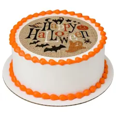 Black Magic Edible Cake Topper Image 7.5" Round