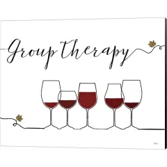Underlined Wine IX by Veronique Charron 20" x 16" Canvas Wall Art