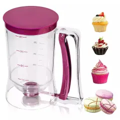 900ml Batter Dispenser DIY Muffin Cupcake Pancake Kitchen Measuring Baking Tools