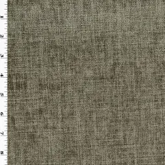 Brown/Faded Beige Textured Chenille Home Decorating Fabric By the Yard