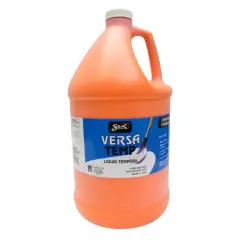 Sax Versatemp Heavy-Bodied Tempera Paint, 1 Gallon, Orange