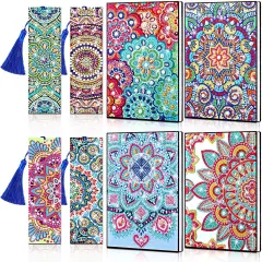 8 Pcs Mandala Designs Diamond Art Set Back to School Gifts