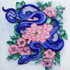 Mid-sized bead embroidery kit - Embrace of nature
