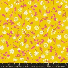 Flowery Florals in Golden Hour (rs1095 12) | Salutations | Rashida Coleman Hale | Ruby Star Society