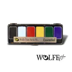 Wolfe FX 6 Color Palette / Face Paint Kit (Essentials)