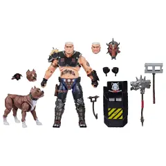 G.I. Joe Classified Series #135, Dreadnok Road Pig & Rawkus, Collectible 6 Inch Action Figure with Pet Dog Pit Bull Figure and 10 Accessories