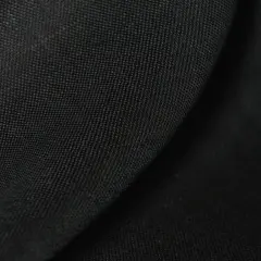 1 Yard Solid Black Midweight Pure Linen Fabric 8 oz Durable 60 Inches Wide