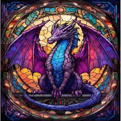 Dragon Gem Diamond Painting Kit - 12x16in (B9986)