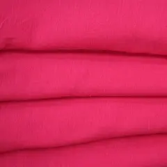 1 Yard Fuchsia Cotton Gauze Apparel Fabric, Soft 100% Cotton, 48/50&Prime; Wide