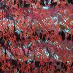 1 Yard Dainty Floral Fabric Multipurpose 36" x 60" Purple