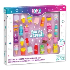 3C4G: Snacks 'N Sweets Puzzle Eraser Set