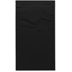 Plymor 5" x 8", Black 2 Mil Zipper Reclosable Plastic Bags