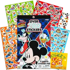 Mickey Mouse Stickers Booklet with 216 stickers