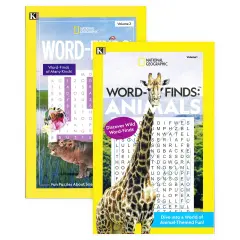 National Geographic Word Finds Puzzle Book - Digest Size