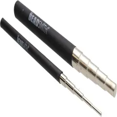 The Beadsmith 2-Piece Mandrel Set &ndash; Carbon Steel, Rubber Grip &ndash; 5.5&rdquo; Long &ndash; 5 diameters per Tool - Metal Jewelry Forming Tool &ndash; Create Consistent Loops Every Time